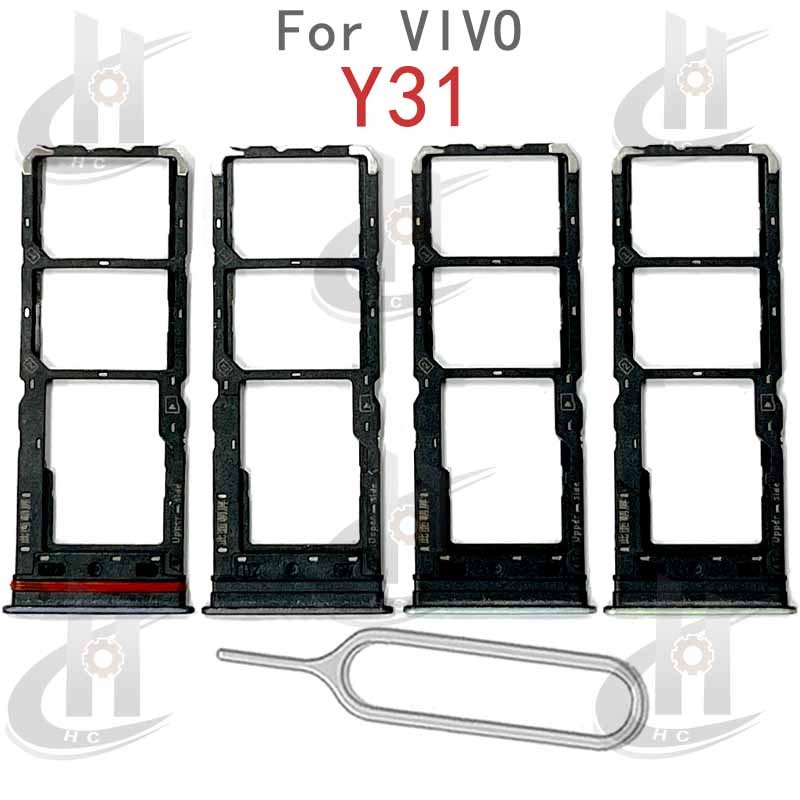 สําหรับ VIVO Y31 / Y51 ซิมการ์ดถาดผู้ถือช่องเสียบการ์ด Reader SD Slot อะแดปเตอร์อะไหล่