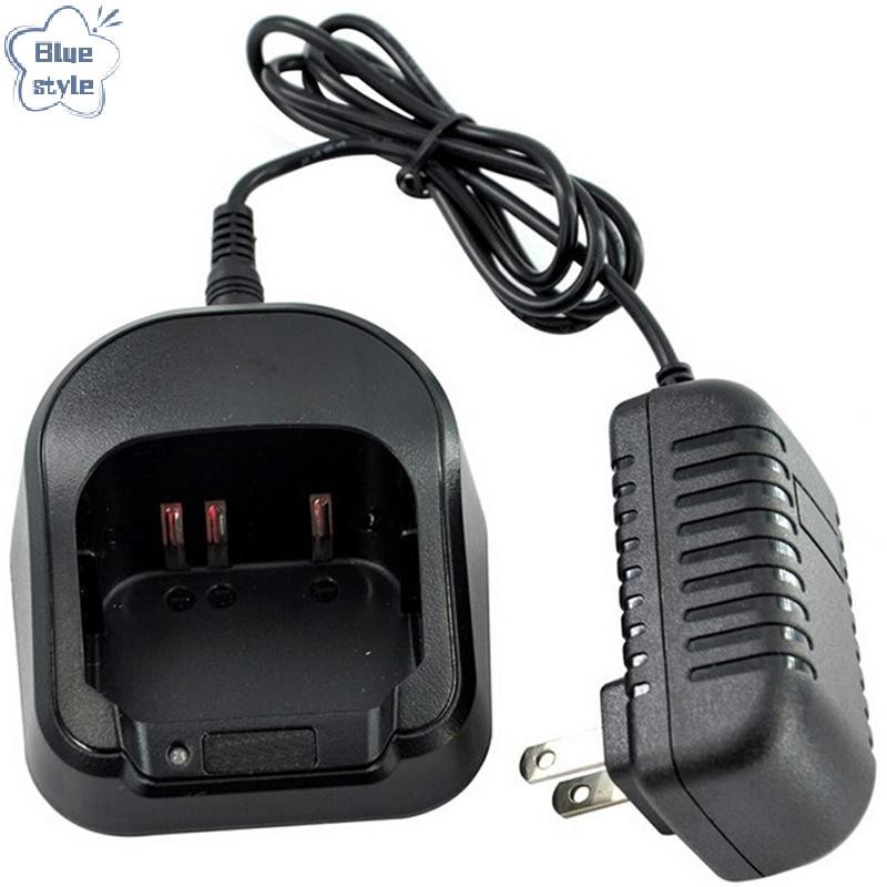 Bluestyle เครื่องชาร์จแบตเตอรี่วิทยุใหม่เดสก์ท็อปสําหรับ uv82 l uv89 uv-8d a186 ใหม่
