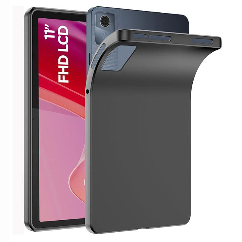 กรณีแท็บเล็ตสําหรับlenovo Tab M8 M9 M10 M11 Plus 10.6 "11 "TB-300FU 330FU Fundaสีดํานุ่มTPUซิลิโคนกั