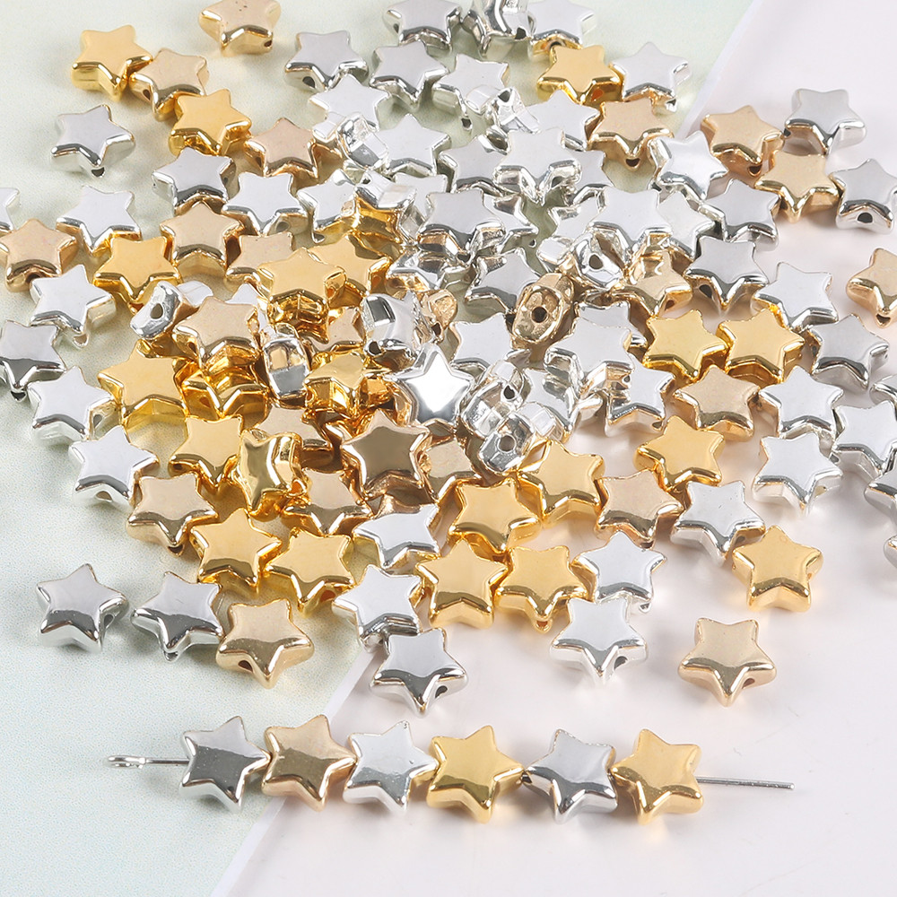 ชุด DIY ดาวโลหะ 30 ชิ้น สําหรับสร้อยคอและสร้อยข้อมือ