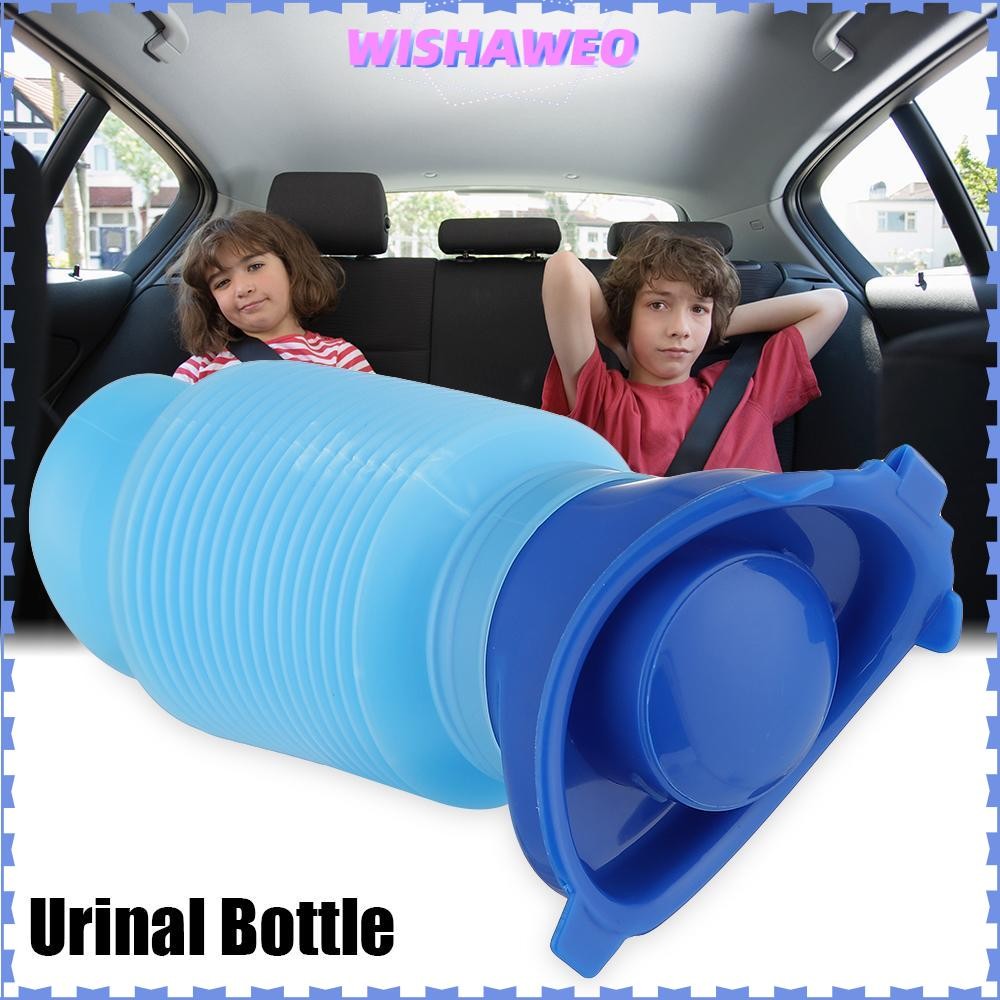 ปรารถนา ห้องน้ําแบบพกพาขวดปัสสาวะโพรพิลีนพับได้สีดําสีฟ้าฉุกเฉินชายและหญิง