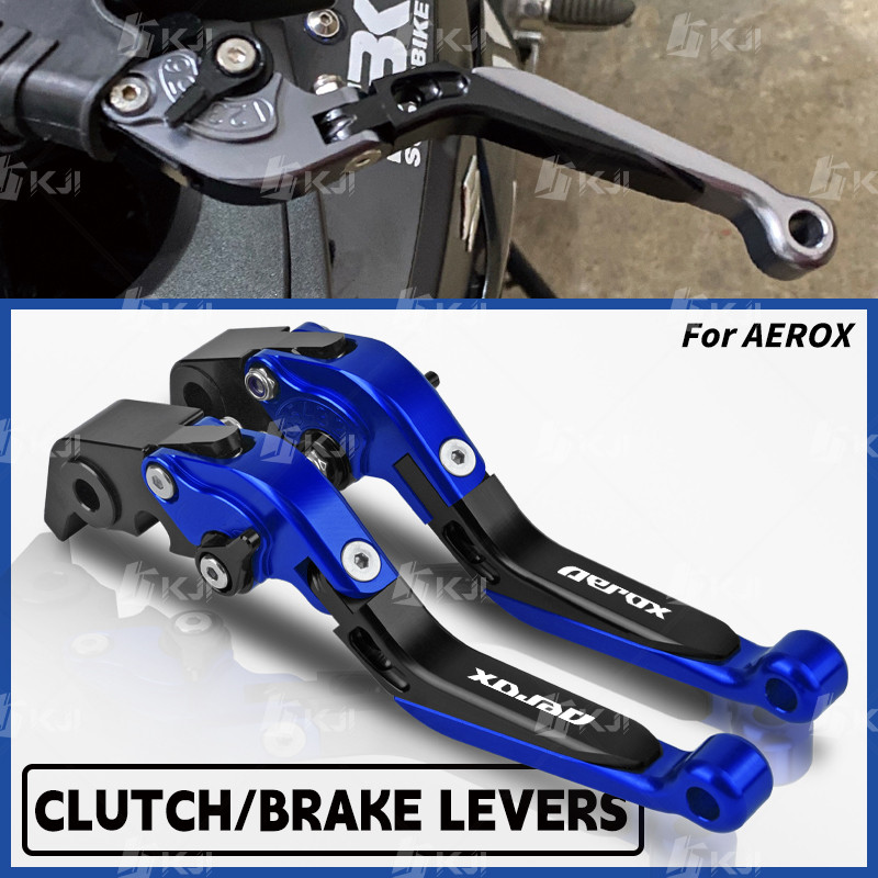 สําหรับyamaha AEROX 155/125/ALPHA TURBOเบรคคันโยกปรับพับHandle Leversอุปกรณ์เสริมชิ้นส่วน