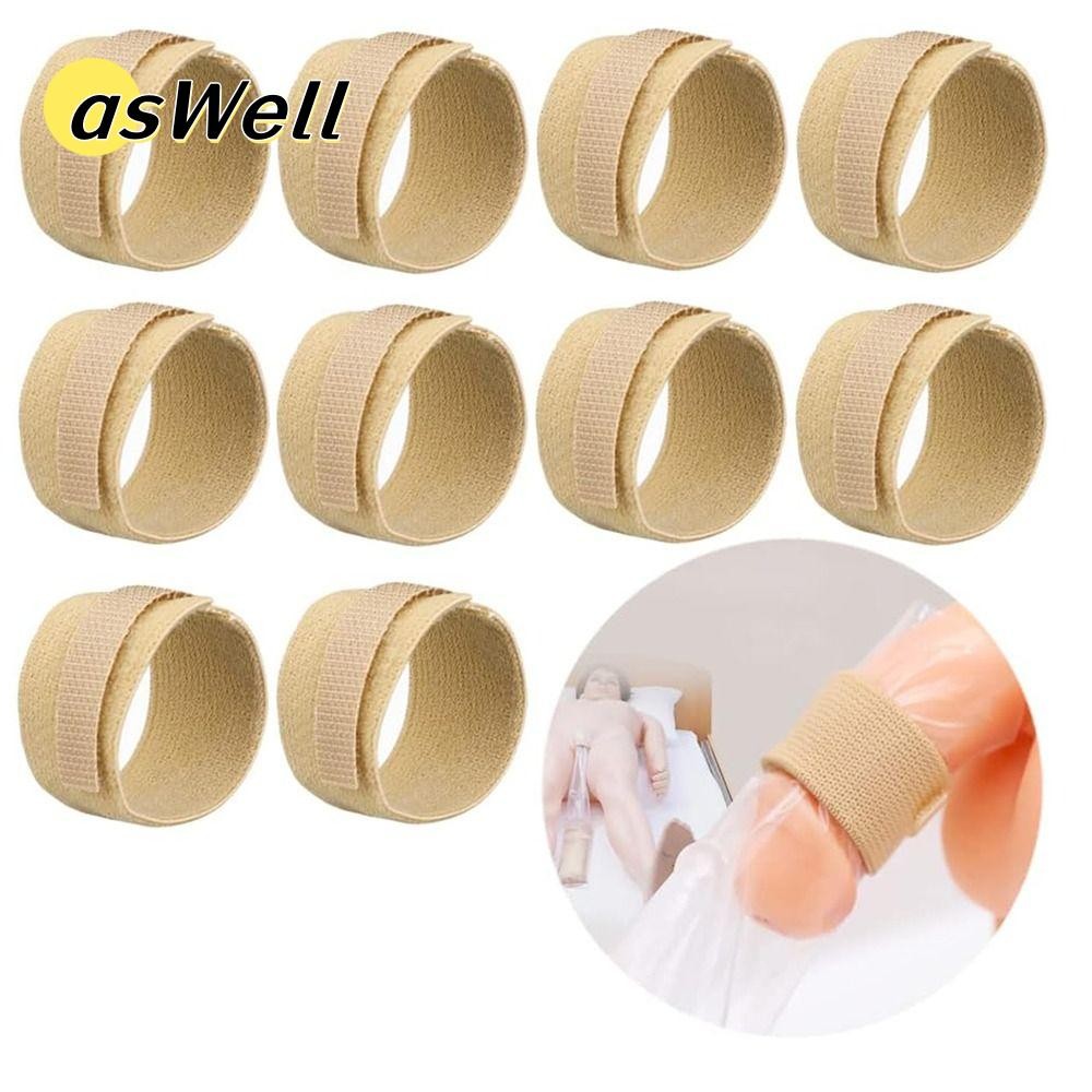 Aswell Men Catheter Supplies,Reusable Elastic Male External Catheter Kit, No Leaking Adjustable Male