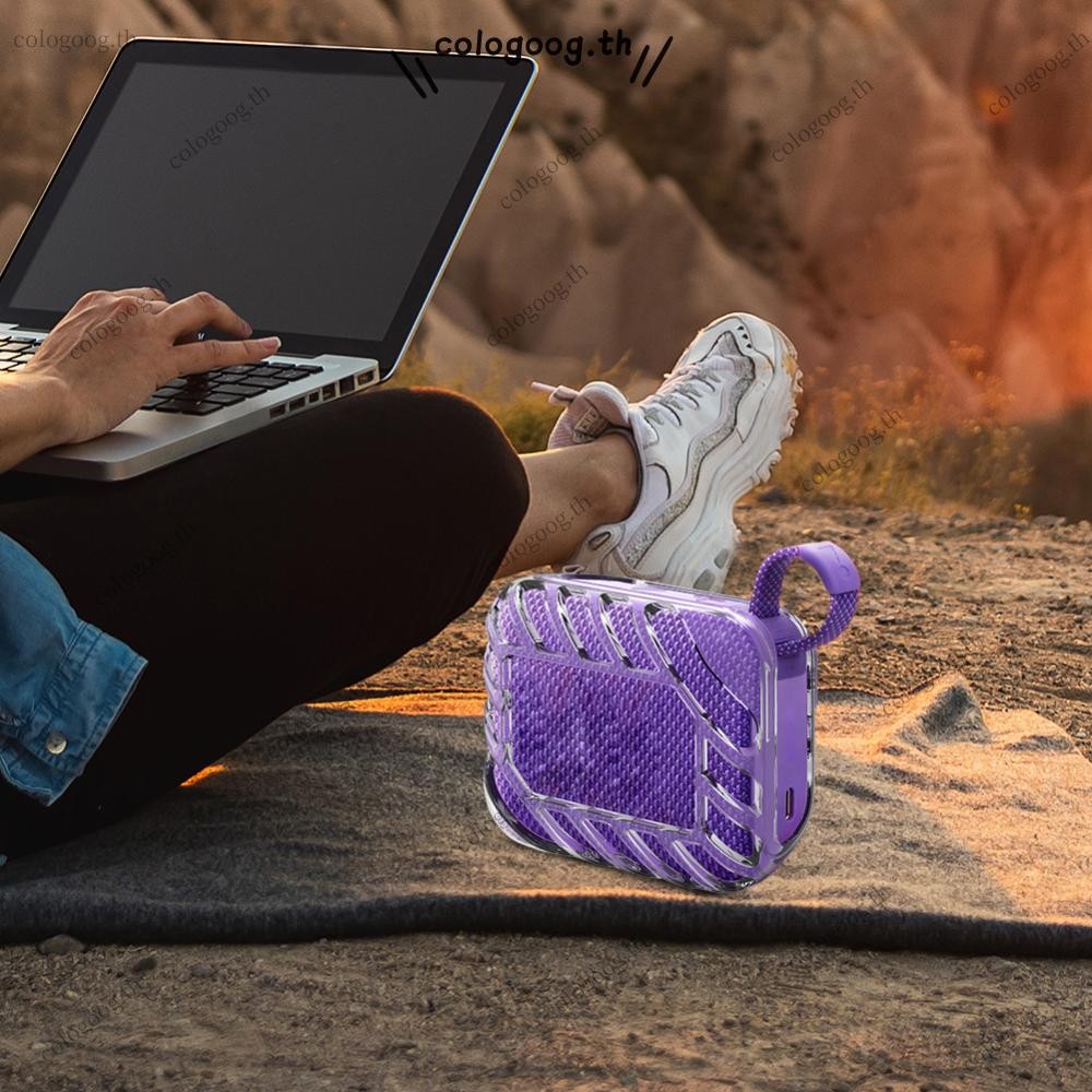 [colog.th] Tpu Cover Case Anti-Drop กระเป๋าถือกันกระแทกสําหรับ JBL Go 4 ลําโพงพกพา - รูปที่ 4