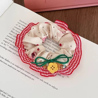 2025 สไตล์ใหม่น่ารักลูกไม้ Scrunchy ผม Tie ผม Tie