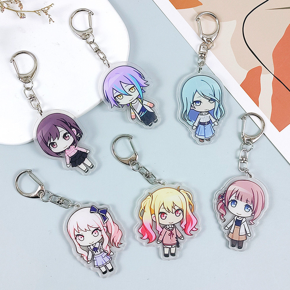 อะคริลิคอะนิเมะพวงกุญแจโครงการ เซไก จี้สองด้านกระเป๋าเป้สะพายหลังเครื่องประดับเพื่อนของขวัญ - รูปที่ 4