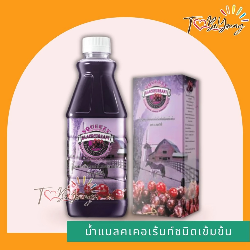 ZHULIAN ซูเลียน สควีซี่ – เครื่องดื่มน้ำแบล็คเคอร์เร้นท์ชนิดเข้มข้น