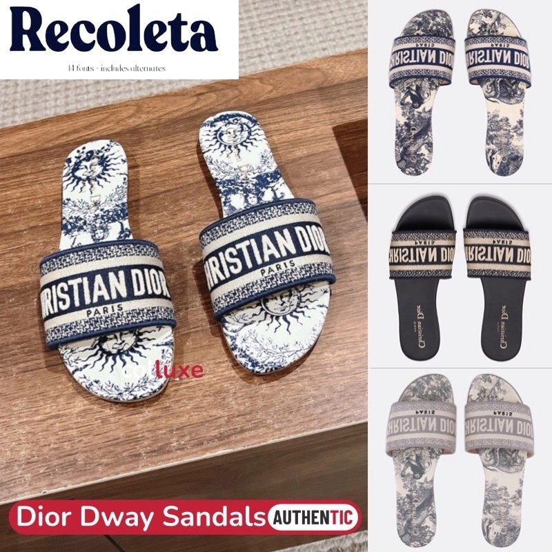 Dior Dway Slippers รองเท้าแตะ