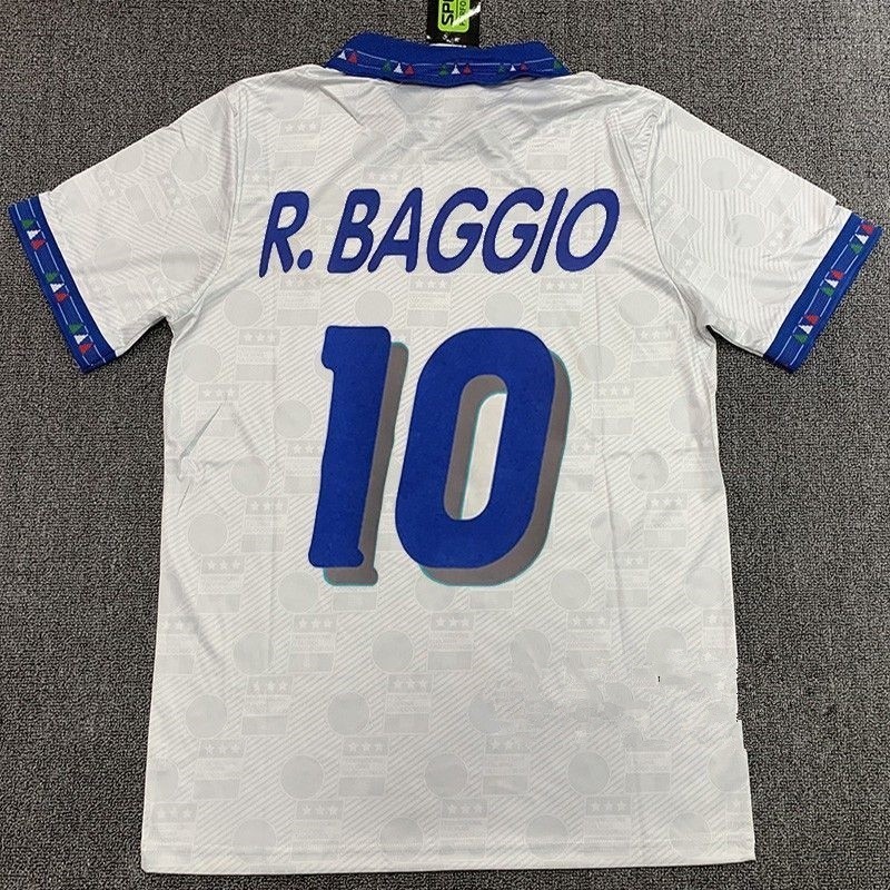 1994 Italy Home Away Soccer Jersey Thai R.BAGGIO Adult Football SHirts 94 ชุดเครื่องแบบ