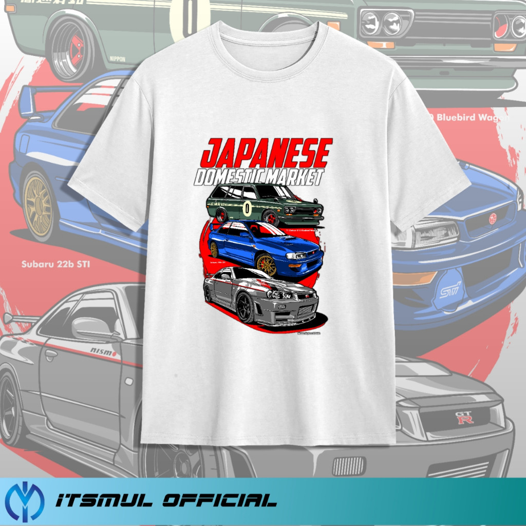 KATUN Japanese Racing Automotive Car T-Shirt IM03(23) Cotton Combed