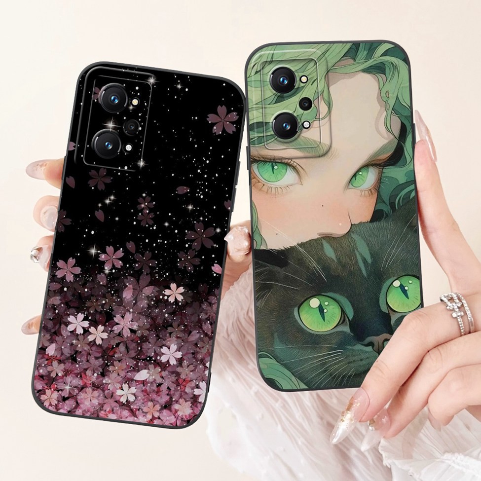 สําหรับrealme GT Neo2 กรณีRMX3370 ความงามแมวน่ารักแฟชั่นตลกซิลิโคนกันกระแทกเคสโทรศัพท์สําหรับRealme GT Neo2 5Gปกหลัง ราคา ถูกที่สุด ดีลบีเคเค แกลเลอรีภาพที่ 7