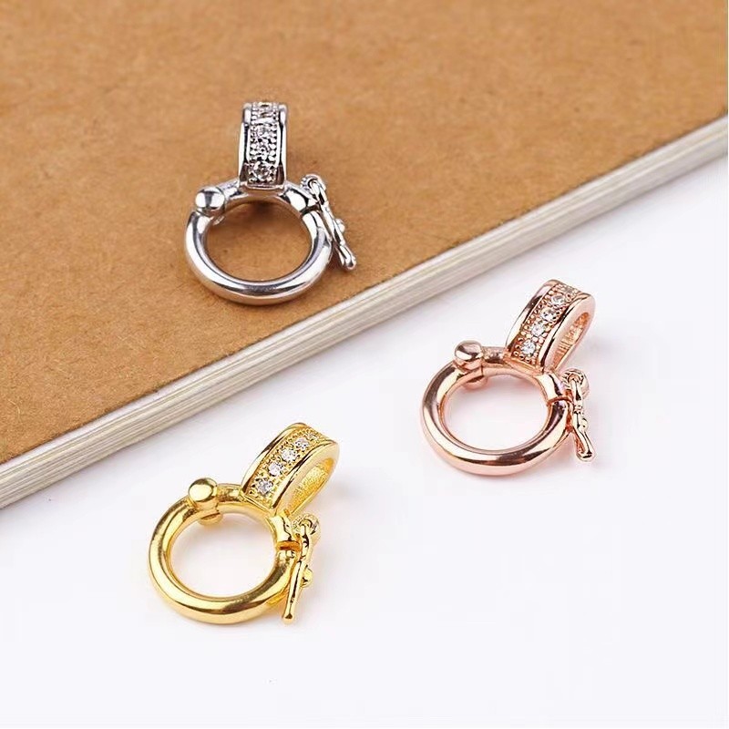 หัวเข็มขัดการเชื่อมต่อ ทําเอง หัวเข็มขัดหลวมทรงกลมสากลสามารถเปิดได้ - รูปที่ 2