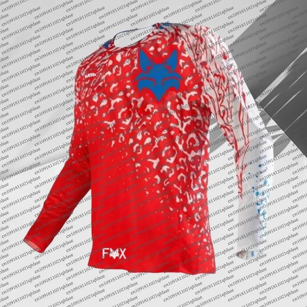 25-26 ใหม่แฟชั่น Fox Motocross Mountain Enduro จักรยานเสื้อผ้าจักรยาน Moto Downhill เสื้อยืดผู้หญิงผ