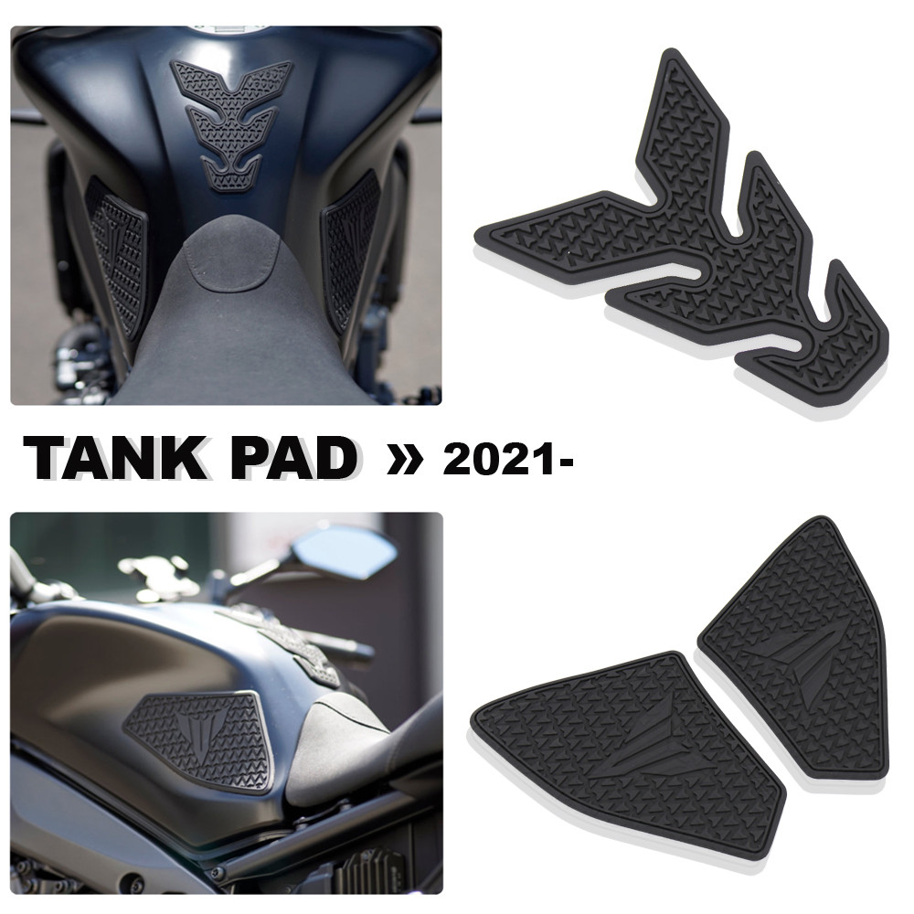 ใหม่รถจักรยานยนต์สําหรับyamahaลื่นด้านข้างการใช้ถังสติกเกอร์กันน้ําpadสติกเกอร์ยางสําหรับmt-09 MT09 