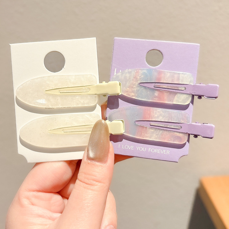 กิ๊บติดผมปากเป็ดไร้ร่องรอยที่สวยงามสําหรับผู้หญิง - รูปที่ 3