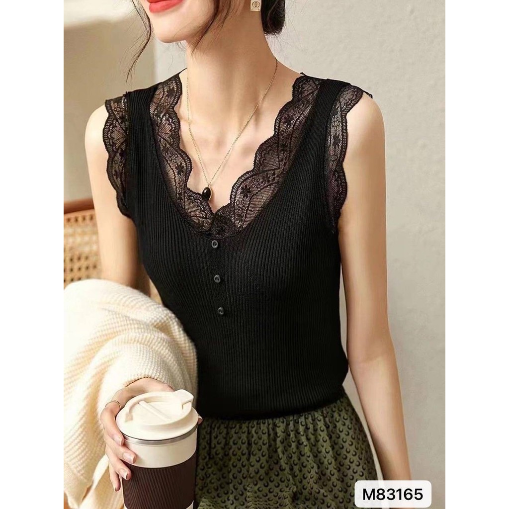 เสื้อชั้นในสตรี ผู้หญิงแฟชั่นแฟชั่นเย็บลูกไม้ จุดต่ําสุด เสื้อกันหนาว