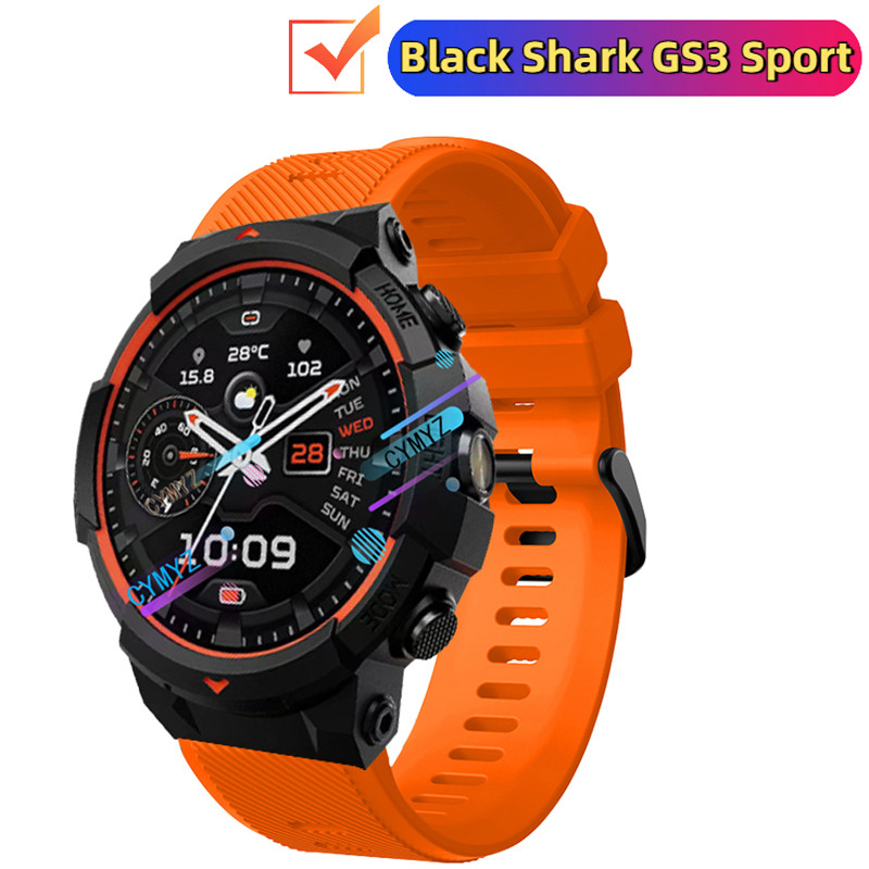 Black Shark GS3 Sport strap สายซิลิโคน Black Shark GS3 Sport Smart watch strap สายนาฬิกา สายรัดข้อมื