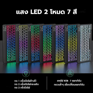 Buddytech ลดล้างสต็อค! แป้นพิมพ์บลูทูธ คีย์บอร์ดไร้สาย คีย์บอร์ดบลูทูธ พกพาง่าย น้ำหนักเบา !มีบริการส่งด่วนทันที!