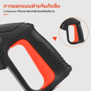 ปืนฉีดน้ำแรงดันสูง พร้อมหัวฉีดปรับแรงดันน้ำ 3 ระดับ ปืนฉีดน้ำ เครื่องฉีดน้ำแรงดันสูง