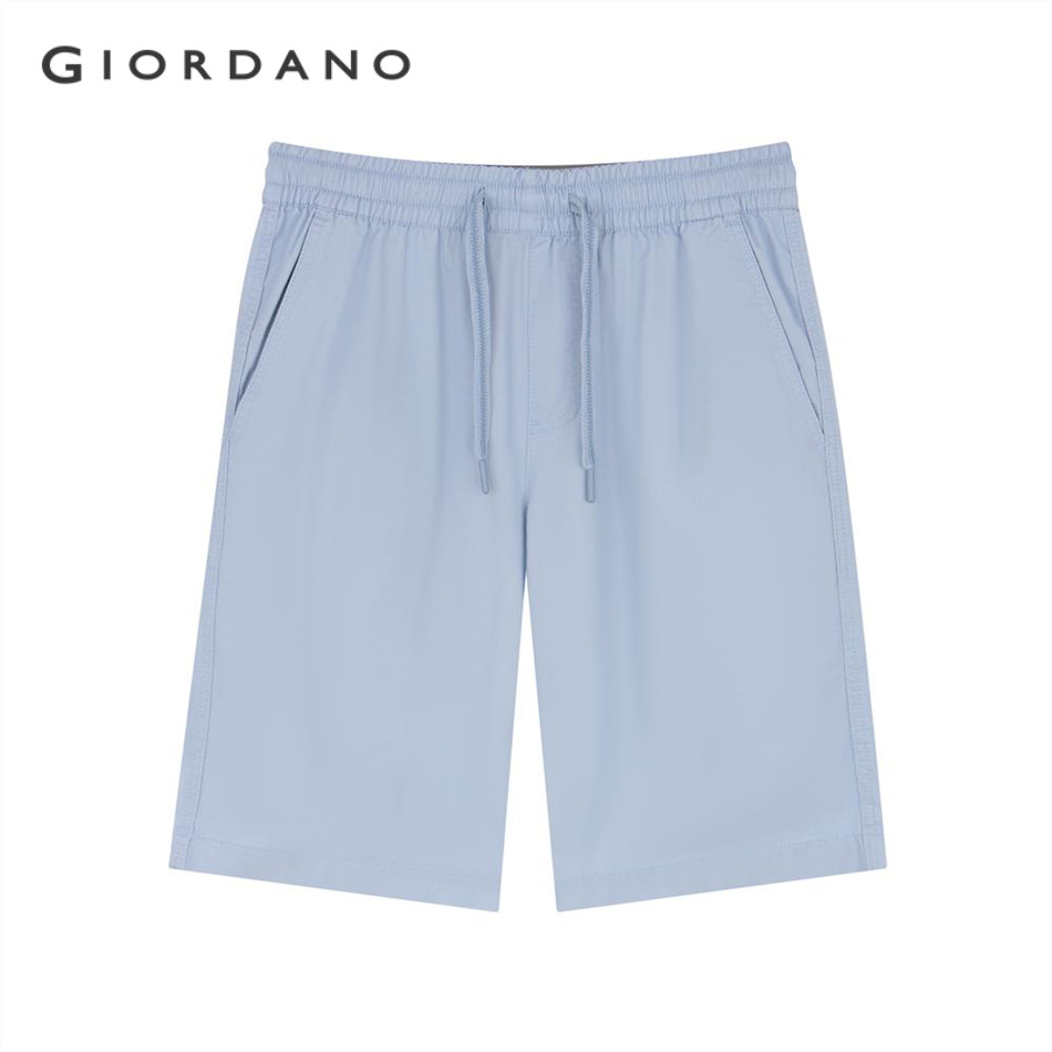 GIORDANO กางเกงขาสั้นผู้ชาย Men's Slim Bermuda Shorts 01105205