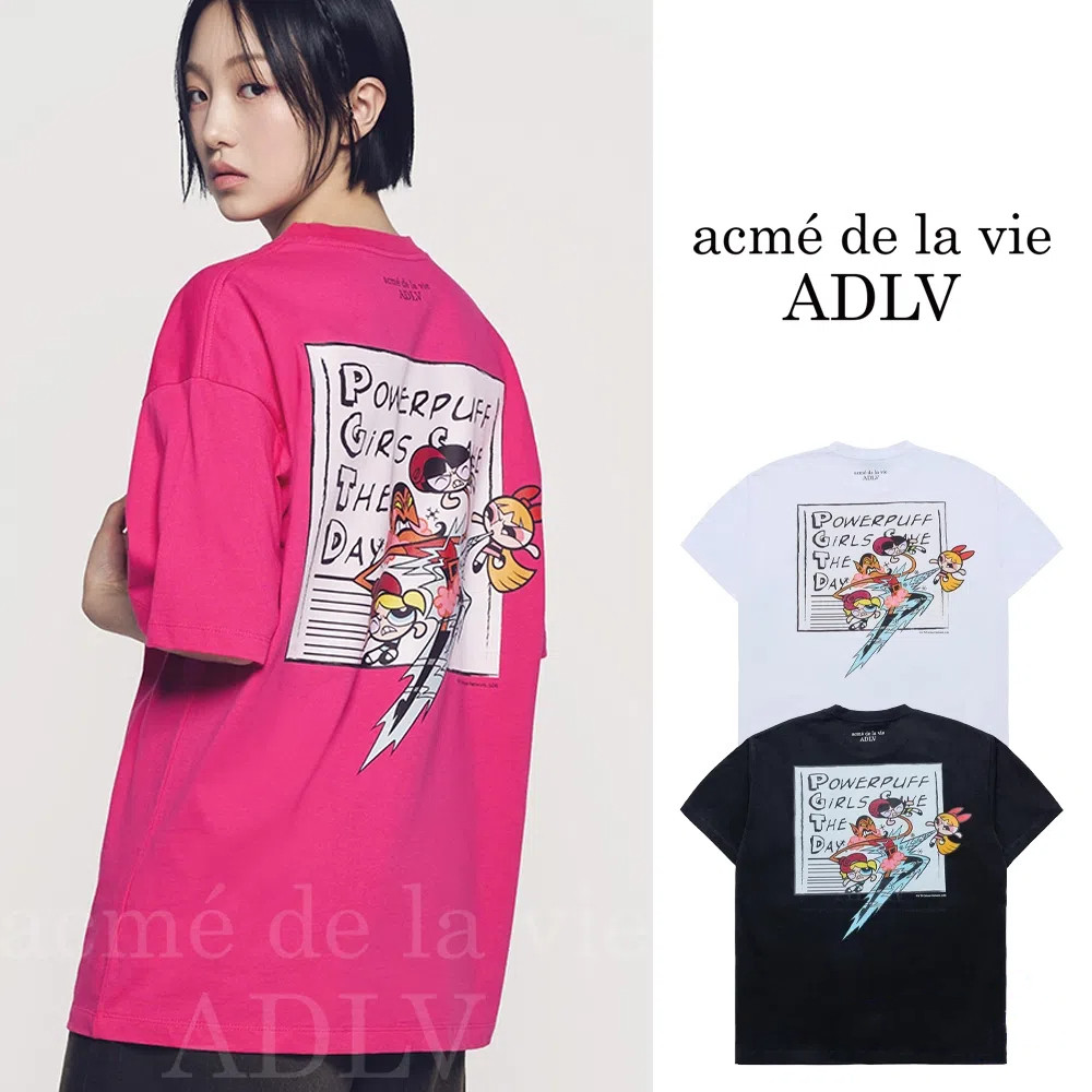 Acme de Ia vie AdIv The Powerpuff Girls X Acme De La Vie Save The Day เสื้อยืด