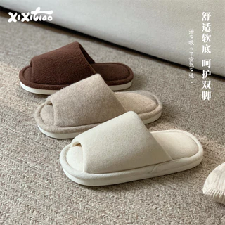 Xixtiao รองเท้าแตะผ้าฝ้ายลินินเรียบง่าย Four Seasons สบาย Soft Sole ฤดูใบไม้ผลิฤดูร้อนรองเท้าแตะผู้ชายผู้หญิง