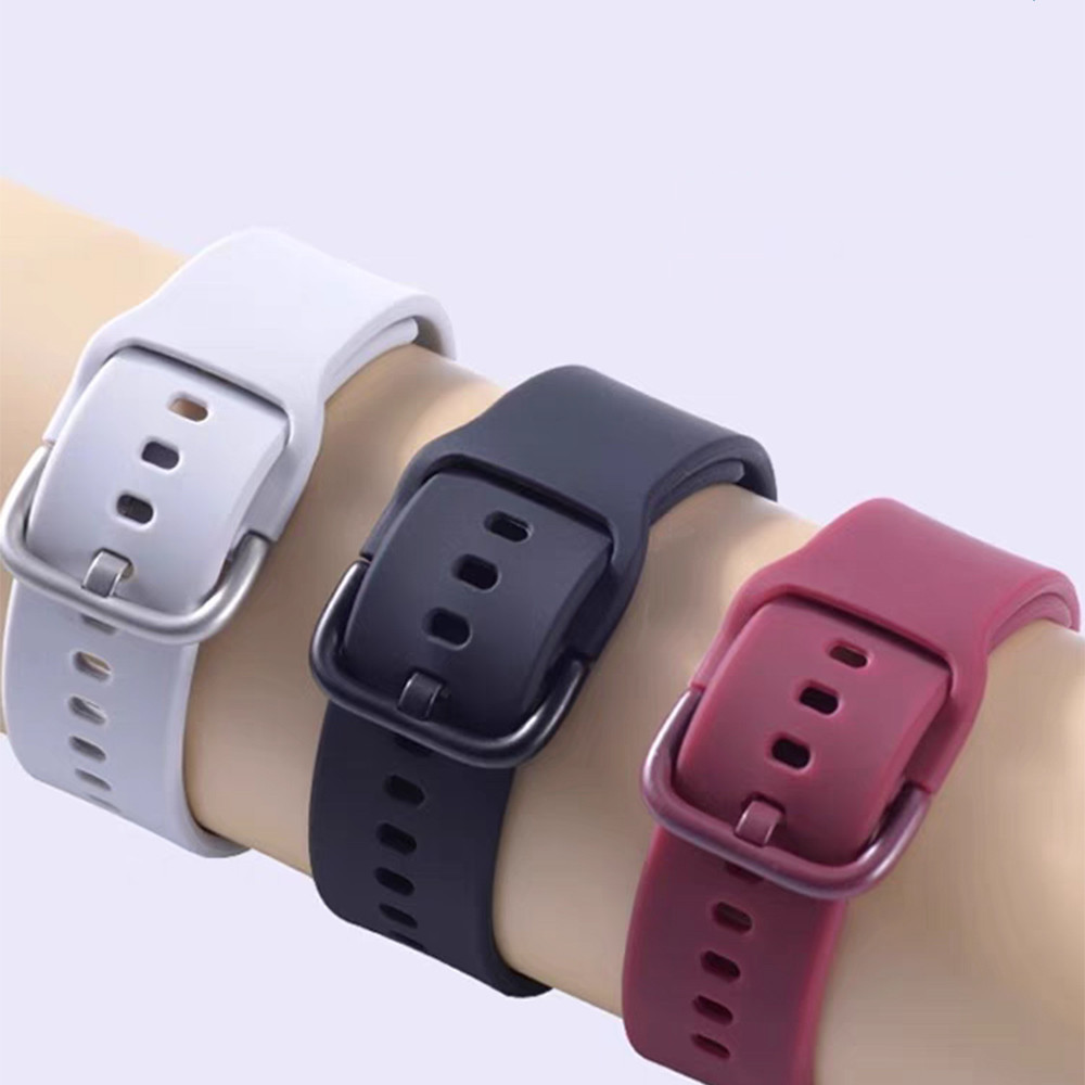 สายซิลิโคนอ่อนนุ่ม 20/22 มม for Redmi Watch 5 Active/Mi Watch 5 Lite/Samsung/Amazfit/Garmin/Huawei สร้อยข้อมือยางรัด