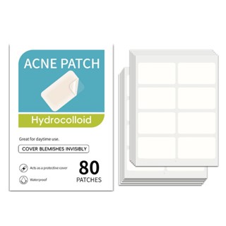 แผ่นแปะสิวไฮโดรคอลลอยด์ แผ่นแปะสิวชนิดบรรจุกล่องรวมกันของสติ…