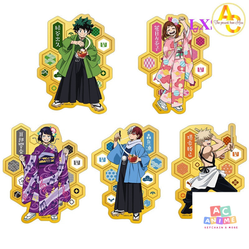 โมเดลตัวละคร Bakugou Katsuki Midoriya Izuku Midoriya Izuku ยืน