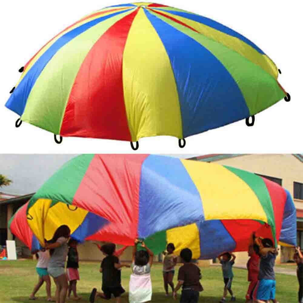 BAIHEE Parachute Toy Kids Gift Interactive Teamwork Game Toy Jump-Sack Ballute Play