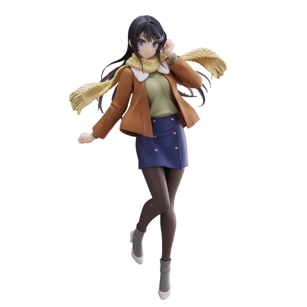Taito Aobuta Sakurajima Mai ฤดูหนาวชุด Rascal ไม่ฝันกระต่ายสาว Senpai PVC Action Figure ของเล่นสําหร