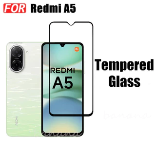 3 IN 1 Redmi A5 ฟิล์มกระจกนิรภัยสําหรับ Redmi A4 Redmi 3 คลุมทั้งหมดป้องกันหน้าจอกระจก + ฟิล์มเลนส์กล้อง + ฟิล์มด้านหลัง