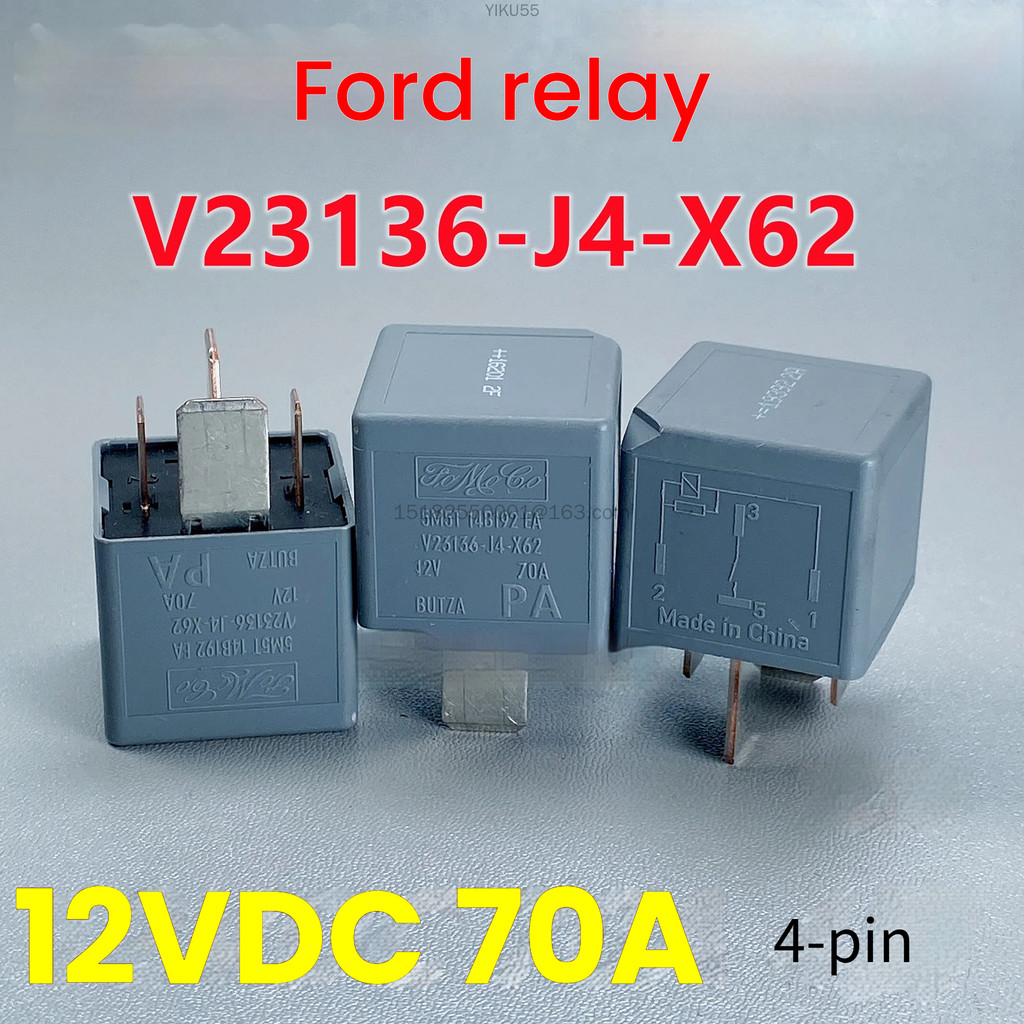 5m5t-14b192-ea Ford maverick พัดลมอิเล็กทรอนิกส์รีเลย์ V23136-J4-X62 12V 70A4 pin