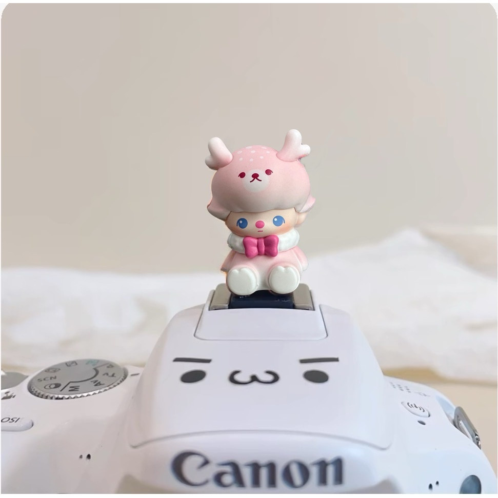ของแท้ Popmart Popbean Universal Cute Camera Hot Shoe Cover Molly dimoo เหมาะสําหรับ fujifilm และฝาครอบป้องกันกล้องดิจิตอล Slr อื่นๆ