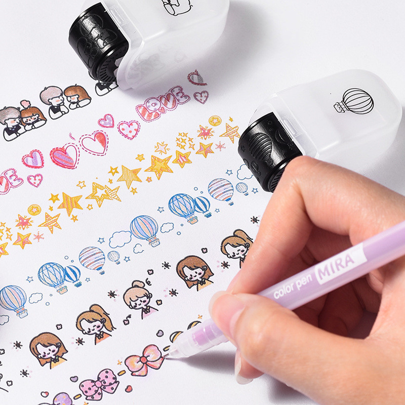เทปลบคําผิด ลายการ์ตูนน่ารัก ความจุขนาดใหญ่ สําหรับตกแต่งสมุด DIY