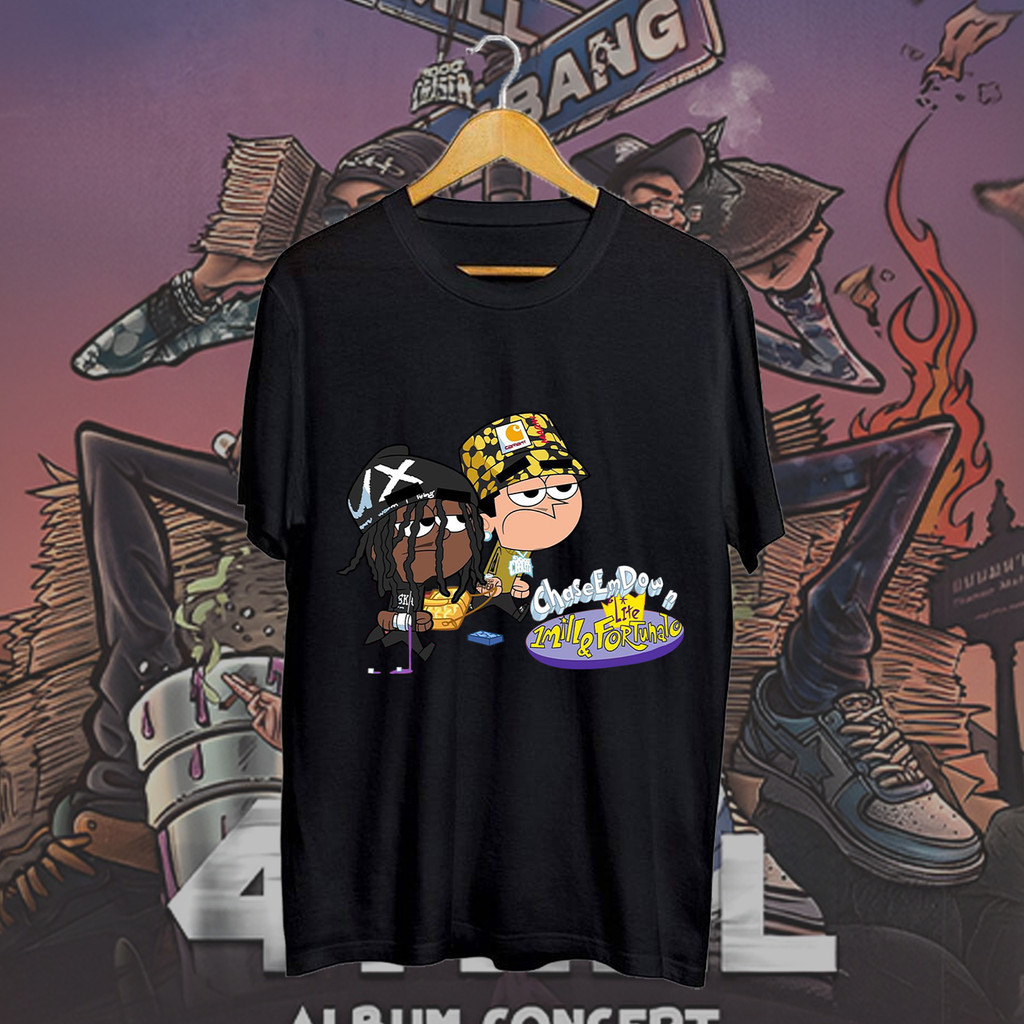 คอนเสิร์ตอัลบั้ม 4 MILL 1MILL X 4BANG เสื้อยืดการ์ตูน
