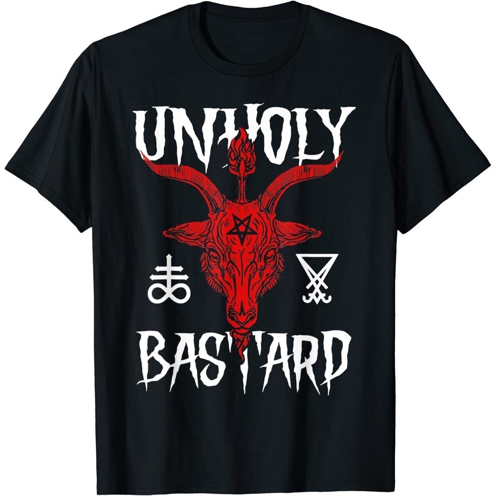 เสื้อยืด Baphomet Unholy Bastards
