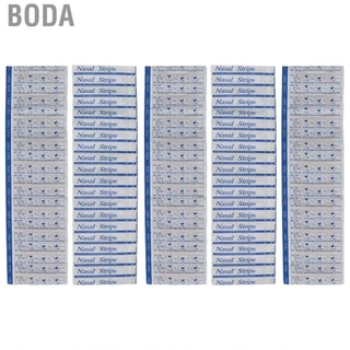 Boda แผ่นแปะจมูกป้องกันการนอนกรน 50 ชิ้นสำหรับหายใจ