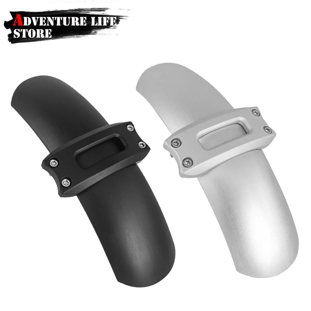AD Motorcycle CNC Aluminium Front Wheel Fender Mudguard With Fork Stabilizer Kit For BMW R9T R Nine 
