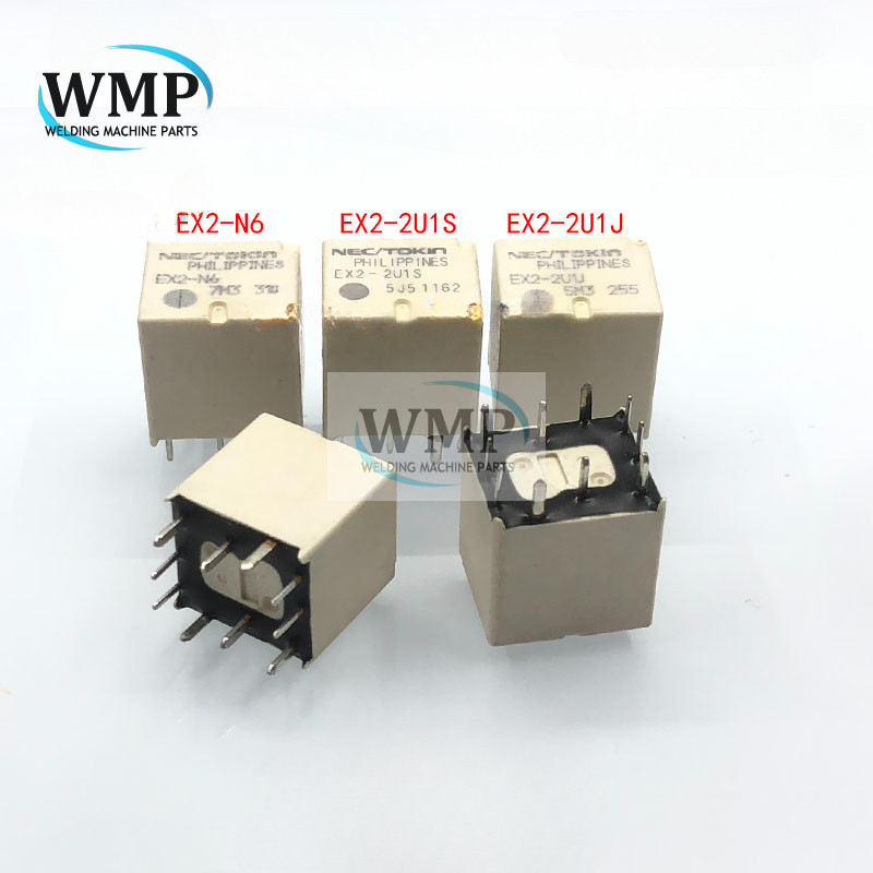 รีเลย ์ เดิม EX2-2U1S 2U1J 2U1L N6 N20 10Pin 12V สําหรับประตูอัตโนมัติ