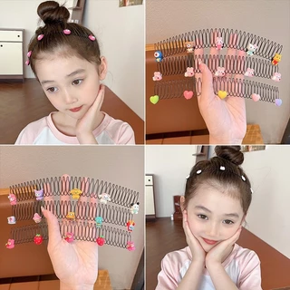 หวีดึงผม ลายดอกคามิเลีย แบบมองไม่เห็น สําหรับเด็ก