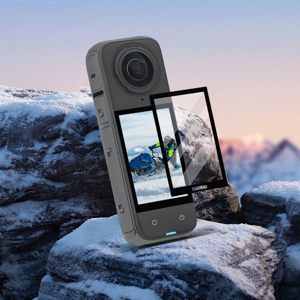 เหมาะสําหรับ Insta360 X5/X4 กล้องเคลื่อนไหวแบบพาโนรามาฟิล์มนิรภัยเลนส์หน้าจอฟิล์มแก้วสิ่งที่แนบมา