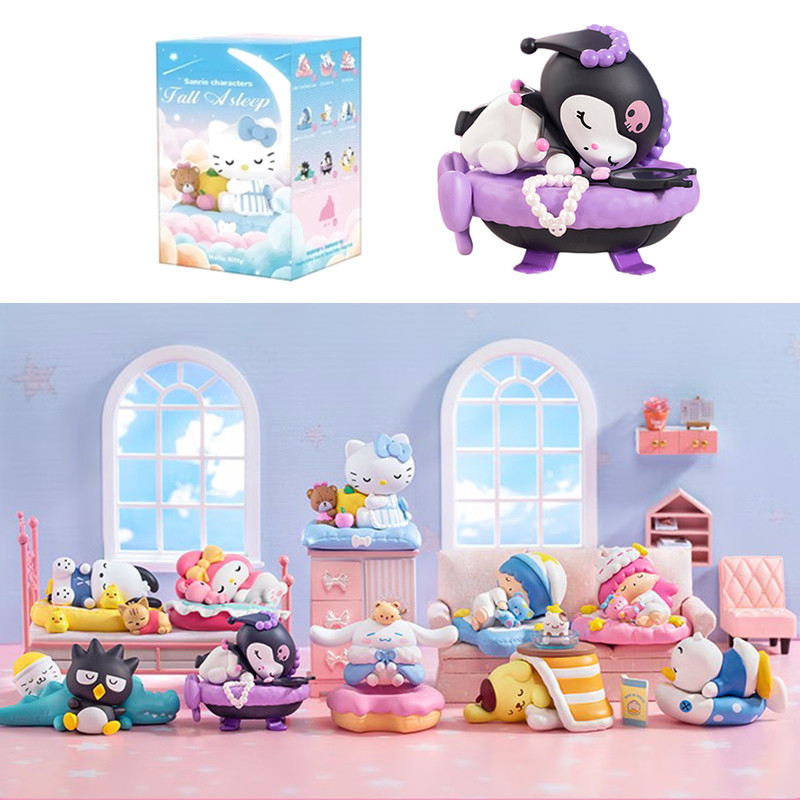 (พร้อมส่งจากไทย)  Sanrio Characters fall asleep Series เลือกตัว เช็คการ์ด ไม่แกะตัว พร้อมส่ง