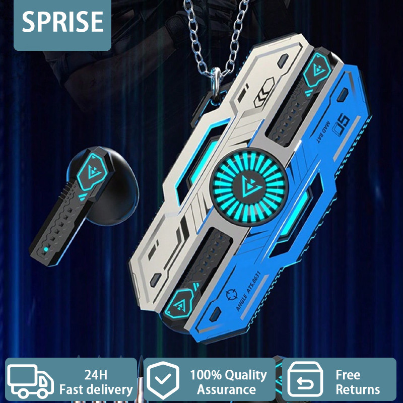 Sprise X37 หูฟังบลูทูธสําหรับเล ่ นเกม ENC ตัดเสียงรบกวน LCD Light TWS หูฟังไร ้ สายสําหรับเกมที ่ มีไมโครโฟน 2 โหมด