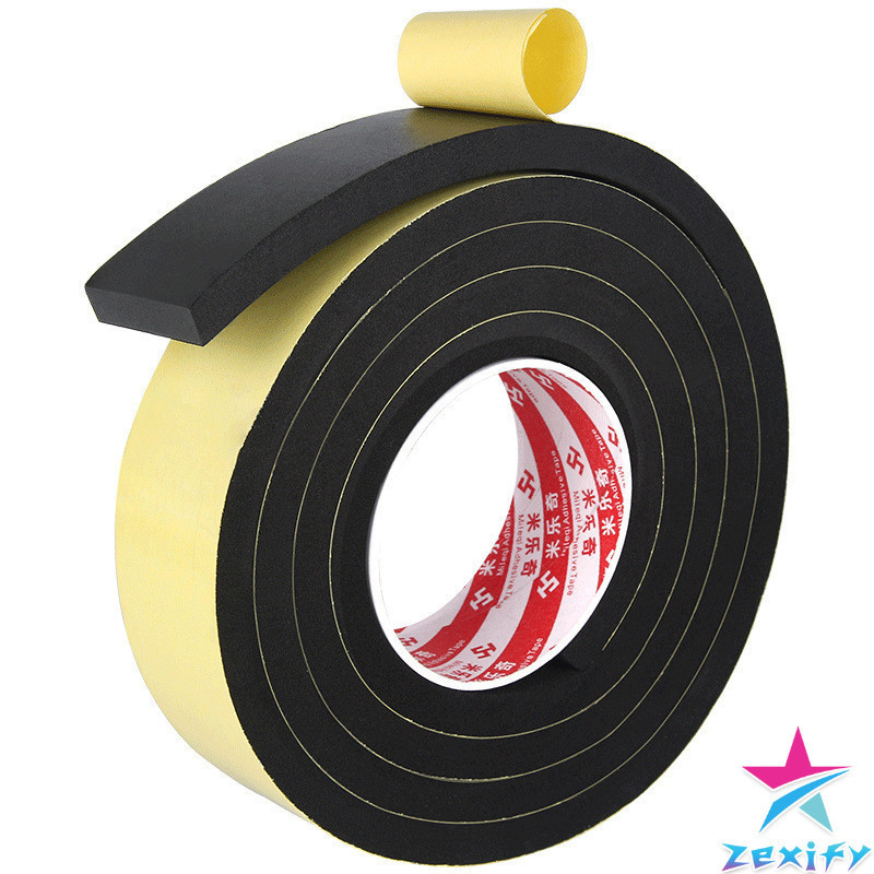 ZXF เทปฟองน้ำ เทปโฟม EVA กันเสียงสําหรับติดประตูหน้าต่าง เทปหน้าเดียว EVA foam tape ราคา ถูกที่สุด ดีลบีเคเค แกลเลอรีภาพที่ 5