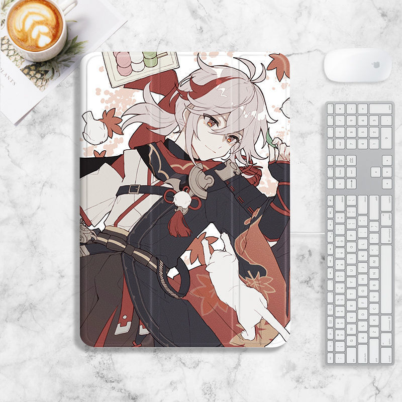 Genshin Kaedehara Kazuha เคส iPad gen10 pro11 2022 pro12.9 เคส iPad air4/5 mini6 เคส iPad 10.2 gen7/8/9 เคสช ่ องเสียบปากกา