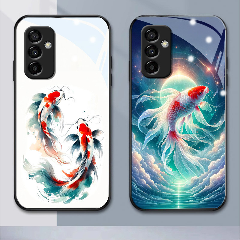 SAMSUNG Koiหรูหราsamsungแก้วเคสโทรศัพท์samsunga345g A01 A02 M02 A03 A04 A11 M11 A135G A04S A14 A735G