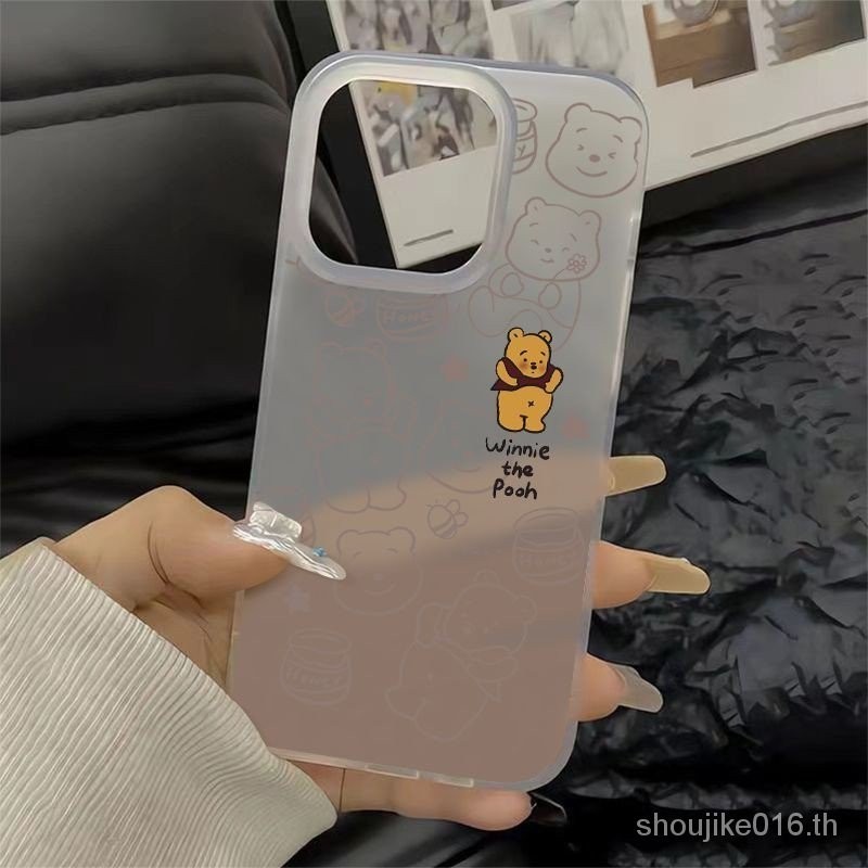 Flip Belly Winnie the Pooh เหมาะสําหรับ Apple iPhone11 14ProMax 7Plus 8Plus 12ProMax XSMax X XS 13ProMax เคสโทรศัพท ์ HVNJ