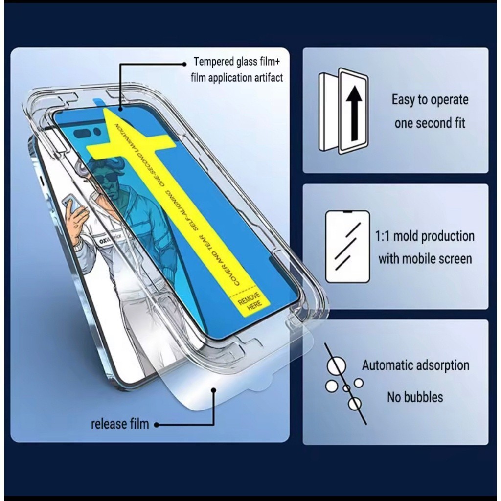 ฟิล์มกระจกPVT เต็มจอ กันมองกันเสือก สำหรับรุ่น 17Por Max 14 Pro Max 13 Pro Max 12 ProMax 7 8 Plus X XR XS 11 ทุกรุ่น #D1 - รูปที่ 4