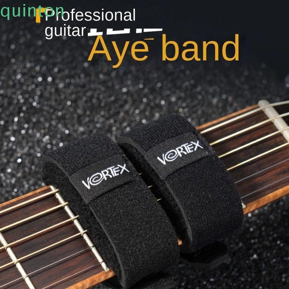 Quinton กีตาร์ไฟฟ้า Mute Tape, Noise Damper ปรับกีตาร์ Beam Tape, ชิ้นส่วนกีตาร์ Silent Wrap สายกีตาร์ Fret Strings Mute กีตาร์อะคูสติก